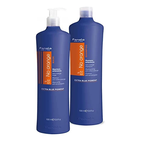 Fanola No Yellow & No Orange Shampoo and Mask 350ml & 1000ml Sealed Bottles - Image 7