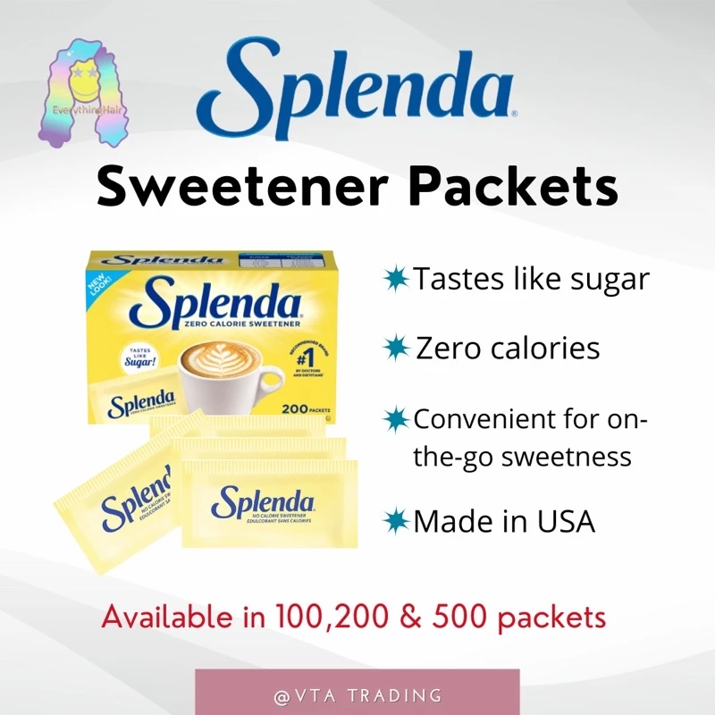 Splenda Zero Calorie Sweetener Packets