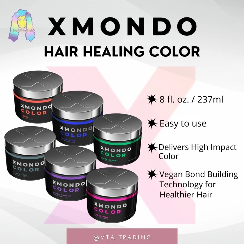 XMONDO HAIR COLOR (Vegan Hair Dye) 8oz