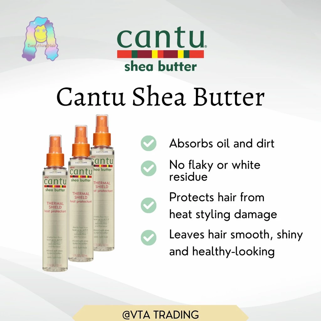 CANTU Heat Protectant Spray with Shea Butter 5.1oz