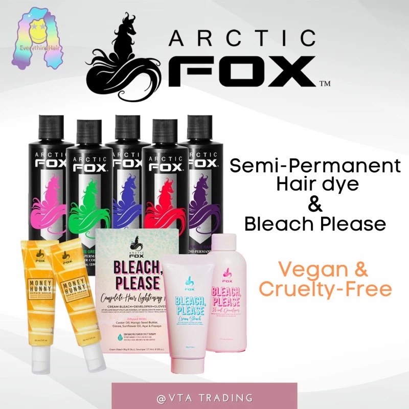 Arctic Fox Hair Semi Permanent Hair Dye - Vegan & Cruelty-Free
