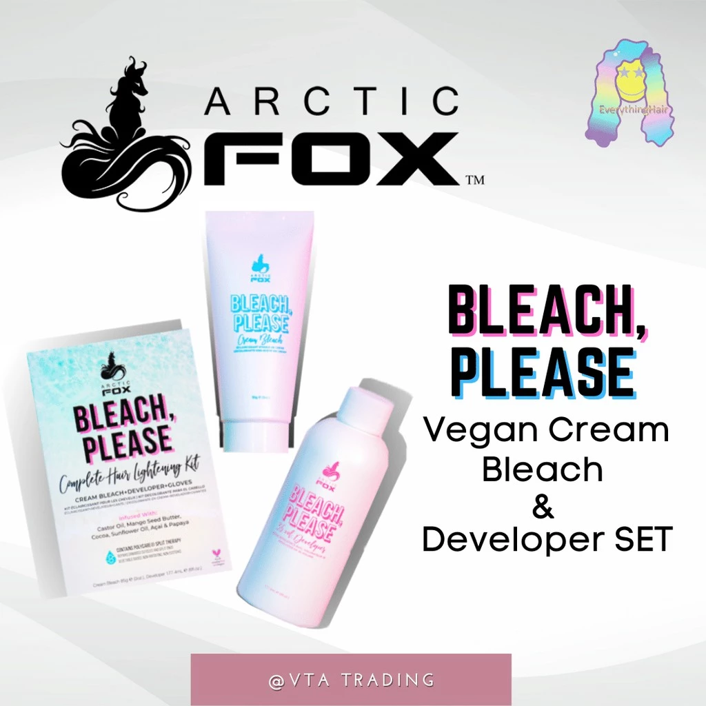 Arctic fox Bleach Please Vegan Cream Bleach & Developer SET