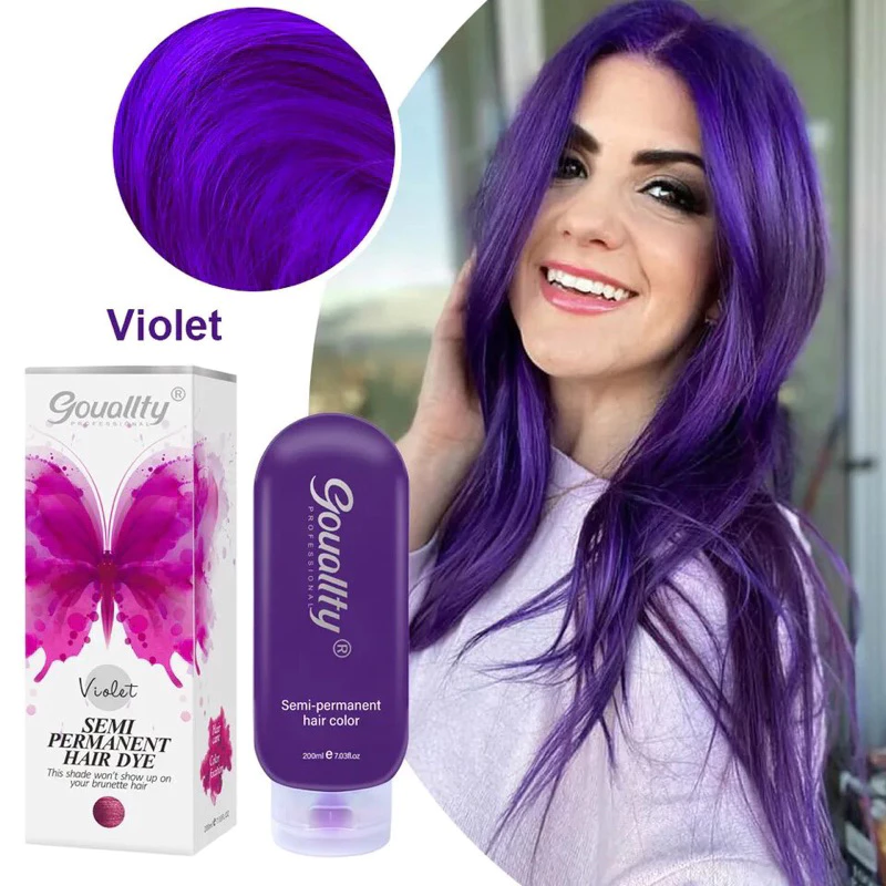 Gouallty Semi Permanent Hair Color 200ml/7.2oz Vegan same as Arctic Fox - Image 2