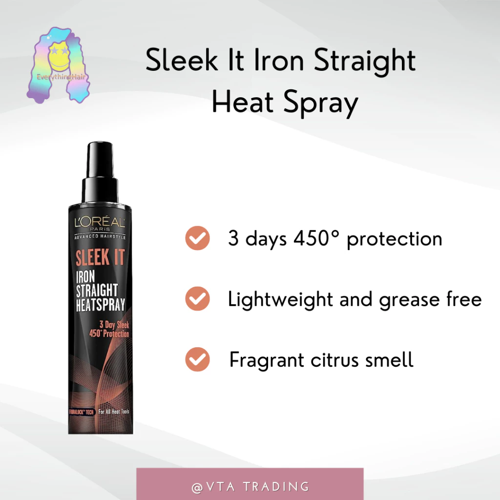L’oreal Paris Sleek It Iron Straight Heat Protectant Spray