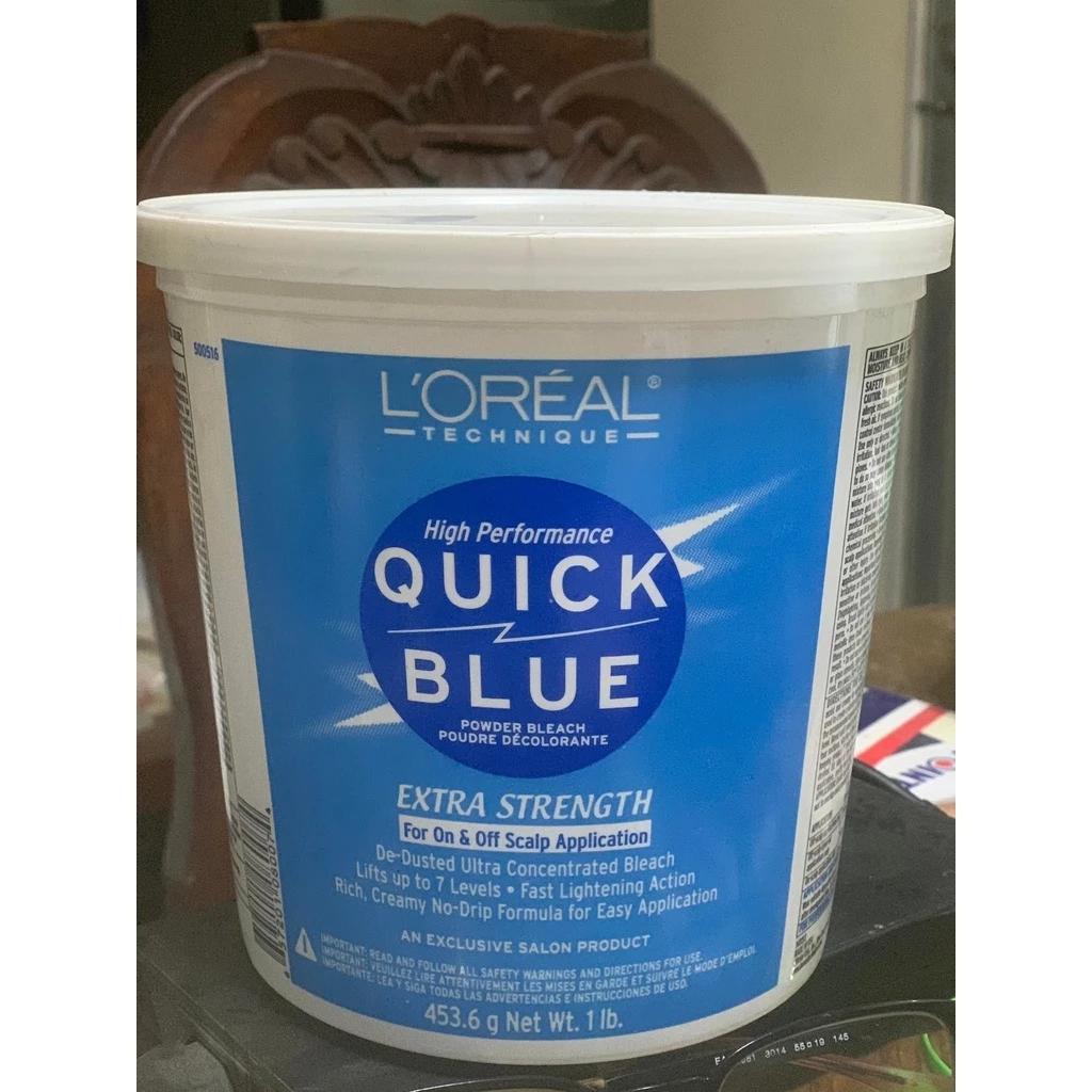 L’oreal Quick Blue Bleach Extra Strength Tub 454g - Image 4