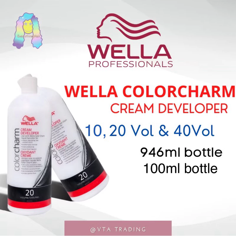 Wella Color charm Cream Developer 10, 20 & 40 vol